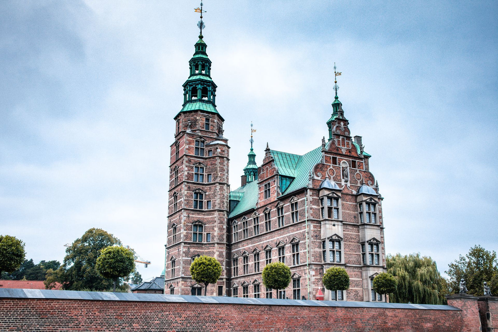 Historic Rosenborg Castle with Renaissance architecture in Copenhagen, Denmark.